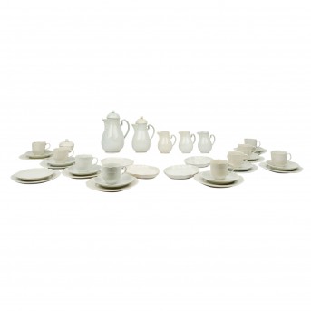 LUDWIGSBURG 40-piece coffee service, 2nd choice, 20th c.