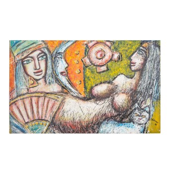 FRANCO, OSCAR (born 1969), 'Gata Curiosa'. 2021,