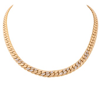 Collier mit 24 Brillanten