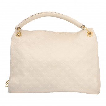 Sold at Auction: Louis Vuitton - Artsy Leather Hobo Bag - Cream