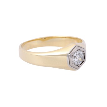 Ring mit Altschliff - Diamant ca. 0,50 ct,