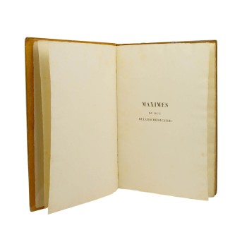 MAXIMES et Réflexions morales du Duc de la Rochefoucauld, 