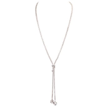 Lariat aus Königskette mit Brillanten