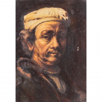 REMBRANDT van RIJN, NACH (Kopist 1. Hälfte 20. Jh.), 'Portrait Rembrandts',