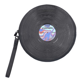 LOUIS VUITTON 'DISC POUCH' clutch.  