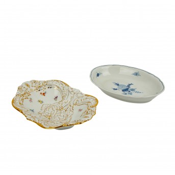 MEISSEN MEISSEN 2 Schalen, 1. und 2. Wahl, 20./21. Jh.