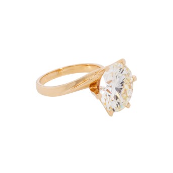 Ring mit Brillant von 7,15 ct,