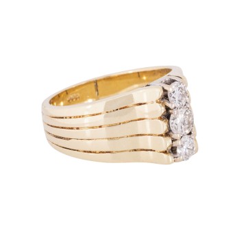 Ring mit 3 Brillanten,