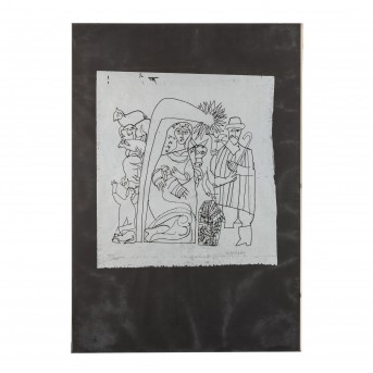 GRIESHABER, HAP GRIESHABER, HAP (1909-1981) 'Anbetung Christi durch die Hirten'