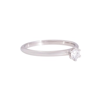 Solitär-Ring mit Brillant,