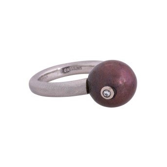 NIESSING NIESSING Ring mit Tahitiperle und Brillant,
