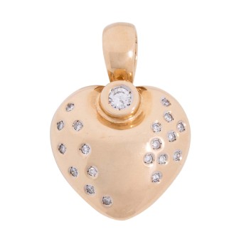 Anhänger 'Herz' mit Brillant,