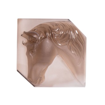 Außergewöhnliches Pferdeportrait in Rauchquarz