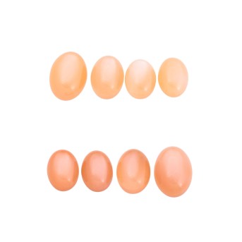 8 lose Mondstein Cabochons,