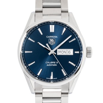 TAG HEUER TAG HEUER Carrera Calibre 5 Ref WAR201E Herrenuhr von ca. 2021. Box und Papiere.