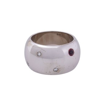 Bandring mit 9 Brillanten,