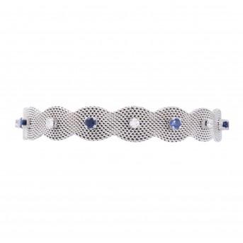Armband mit Saphiren und Brillanten