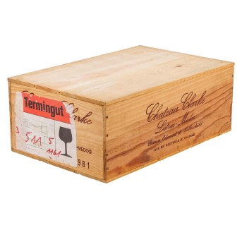 1981 CHÂTEAU CLARKE Listrac-Médoc12 Flaschen in OHK,