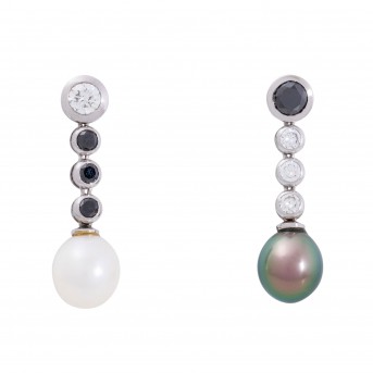 Ohrhänger mit Brillanten von zus. ca. 1,6ct