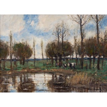 LIESEGANG, HELMUT (1858-1945) 'Flusslandschaft'