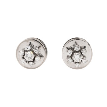 Paar Ohrstecker mit Brillanten 