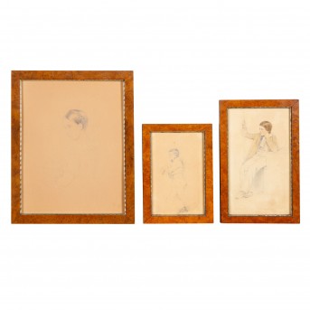 GAUPMANN, RUDOLF (1815-1877), STUDY DRAWINGS, 