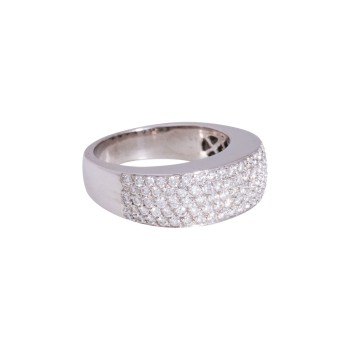 Ring mit Brillanten zus. ca. 1 ct,