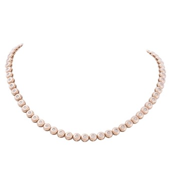 Riviére Collier mit 37 Brillanten