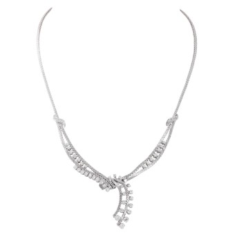 Collier mit 46 Diamanten,