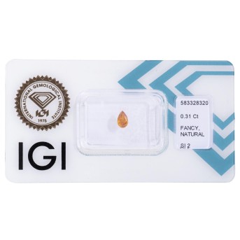 Loser Diamant im Birnenschliff 0,31 ct,