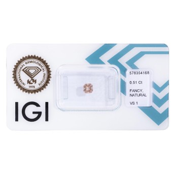 Loser Diamant im Smaragdschliff 0,51 ct,