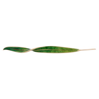 Brooch 'Bamboo leaf', 