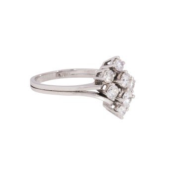 Ring mit 8 Brillanten,