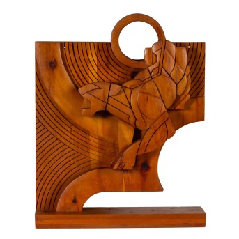 RASTELLI, GIORGIO (geb. 1940, italienischer Künstler), 'Springender Panther', 1986,