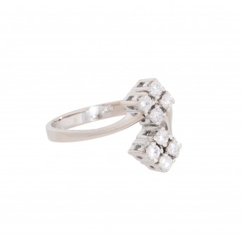 Ring mit 8 Brillanten,