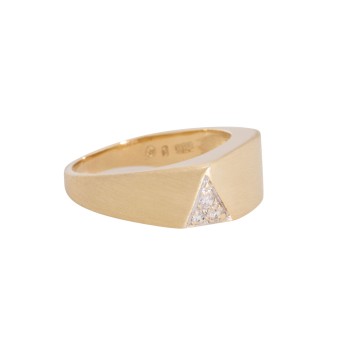 Ring mit 3 Brillanten,