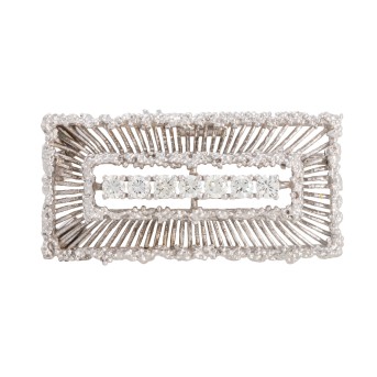 LAUDIER LAUDIER Brosche/Bajonet Wechselschließe mit 7 Brillanten