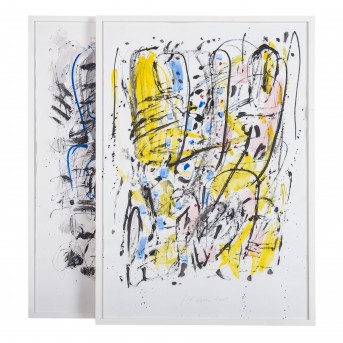 CZICHON, JOACHIM (geb. 1952), 2 Abstrakte Kompositionen, 1998 und 2001,