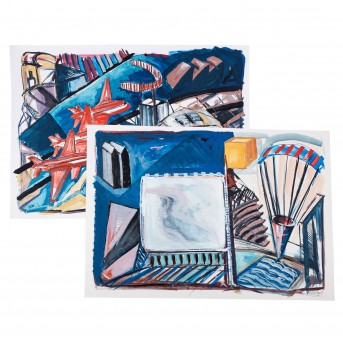 BARHARN, RÜDIGER (geb. 1955), 2 figürliche Kompositionen,