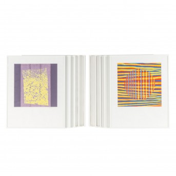 EDITION DOMBERGER 10 Graphiken aus der Mappe 'Ein Format 12 Konzepte', 1990,