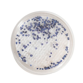 Konvolut sehr kl. Saphir-Carrés von zus. ca. 1 ct,