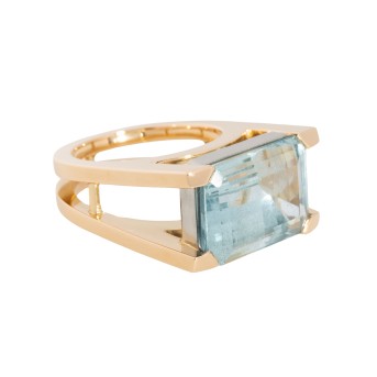 Ring mit Aquamarin,