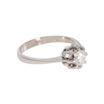 Solitärring mit Brillant