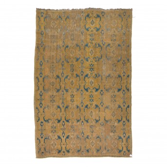 Musealer Knüpfteppich aus Wolle. CUENCA/SÜD SPANIEN, 17. Jh., ca. 317x208 cm.