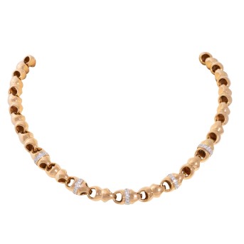 Collier mit 80 Brillanten
