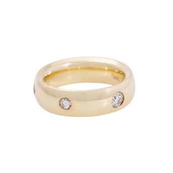 Ring mit 6 Brillanten von zus. ca. 0,7 ct,
