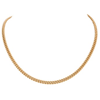 Kette, Panzerkette, poliert,