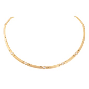 Collier mit 5 Brillanten