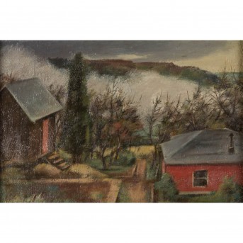 BÄUERLE, HERMANN (1886 - 1972), 'Straße auf dem Montmartre',