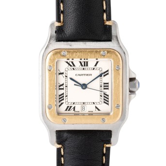 CARTIER Santos Galbeé Ref 187901 men's watch from the 90s. 